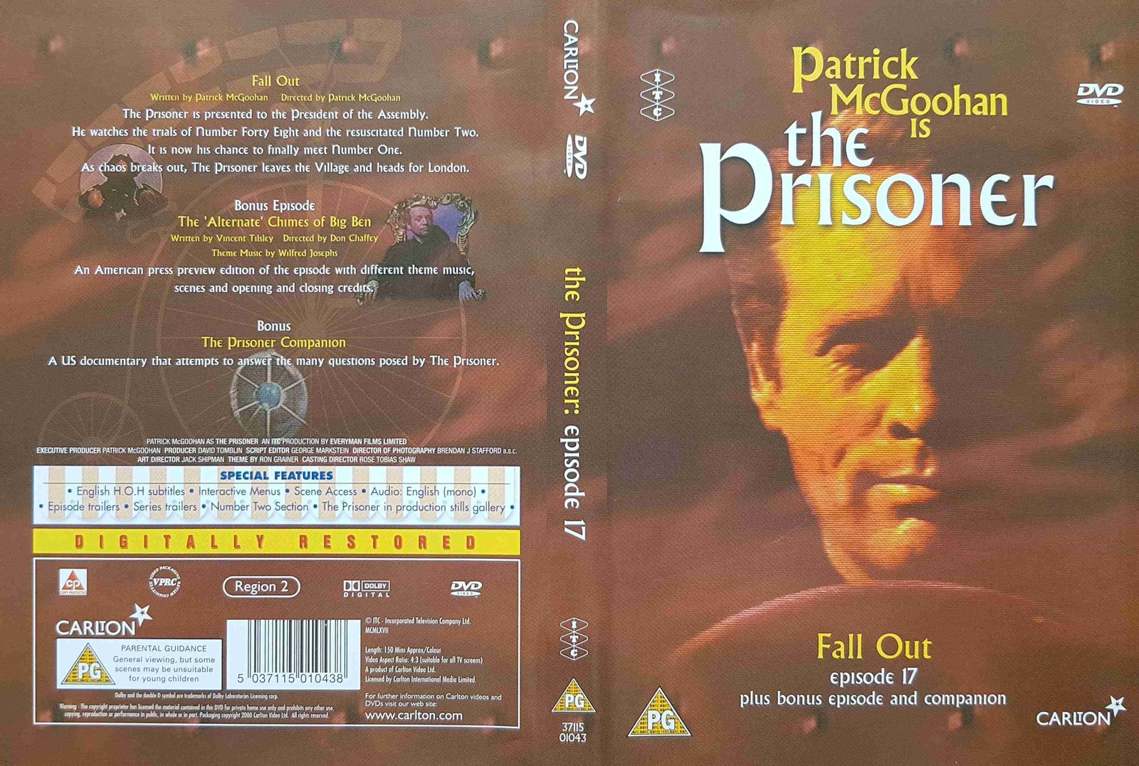 Picture of 37115 01043 The prisoner - Episode 17, Alternative chimes, Prisoner companion by artist Various from ITV, Channel 4 and Channel 5 library